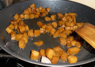 Seitan-anbraten Seitan anbraten