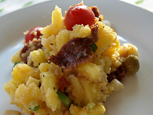 Köstlicher mediterraner Kartoffelsalat