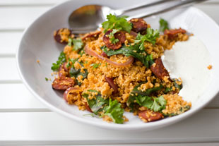 Couscous-Pfanne mit Chorizo